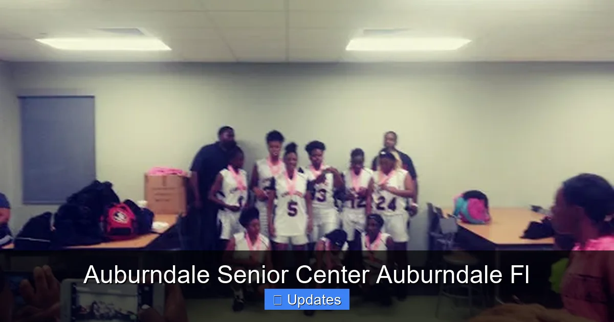 Auburndale Senior Center Auburndale Fl