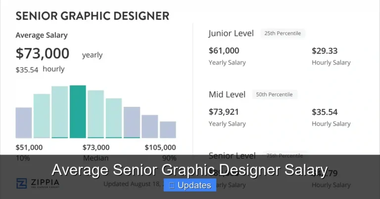 Average Senior Graphic Designer Salary