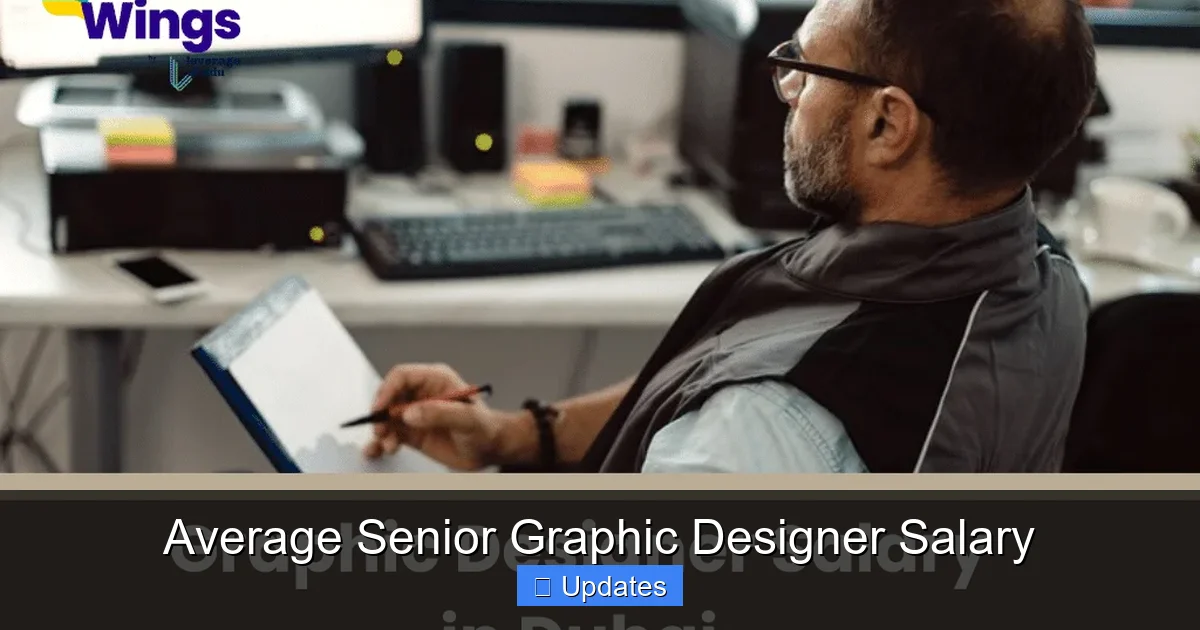 Average Senior Graphic Designer Salary