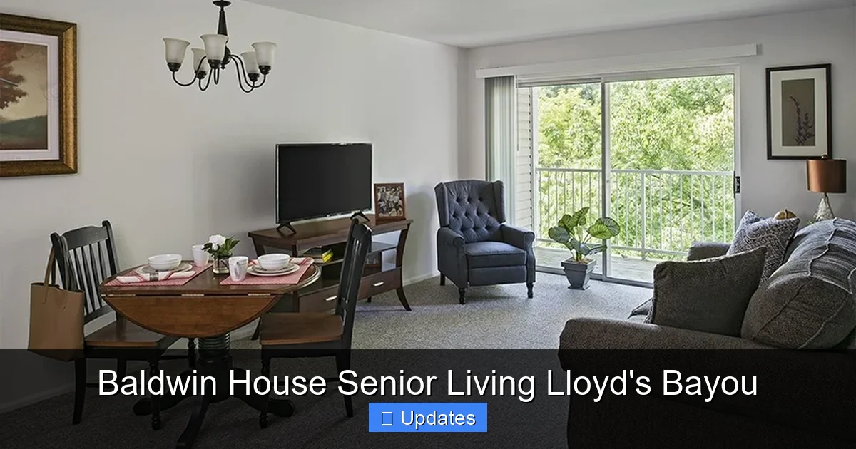 Baldwin House Senior Living Lloyd's Bayou
