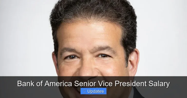 Bank of America Senior Vice President Salary