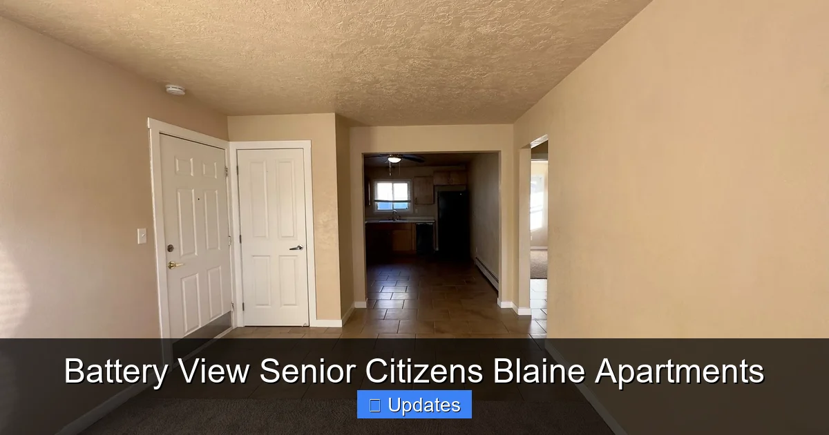 Battery View Senior Citizens Blaine Apartments