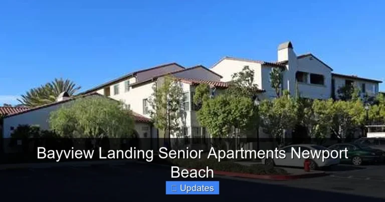Bayview Landing Senior Apartments Newport Beach