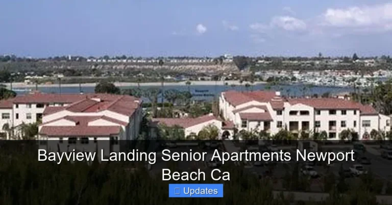 Bayview Landing Senior Apartments Newport Beach Ca