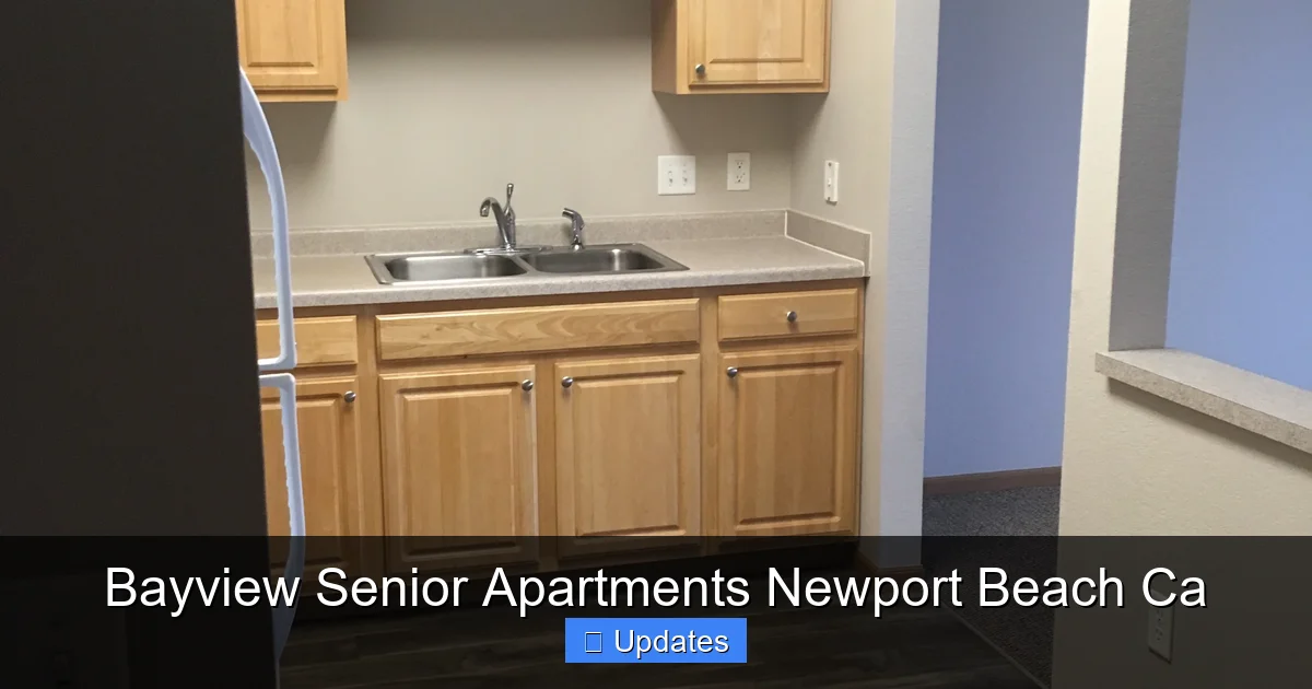 Bayview Senior Apartments Newport Beach Ca