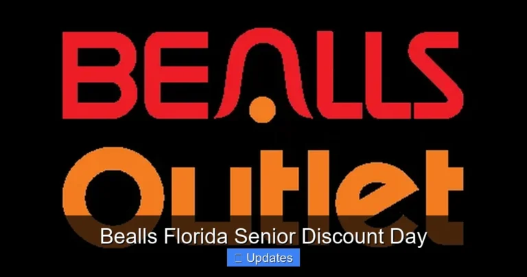 Bealls Florida Senior Discount Day