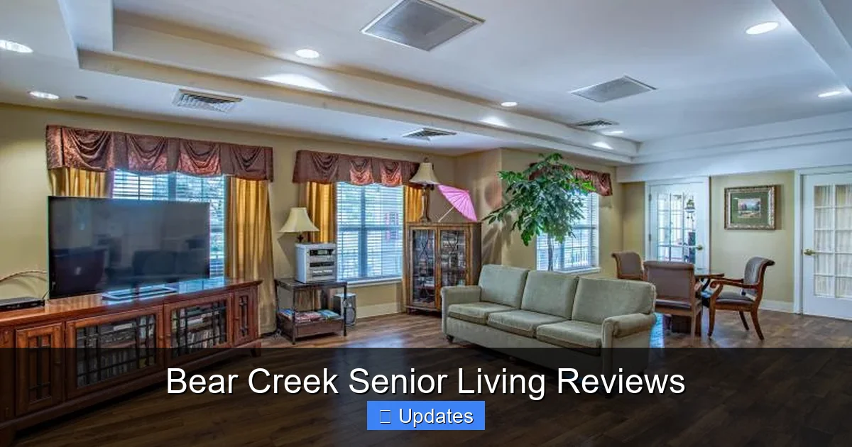Bear Creek Senior Living Reviews