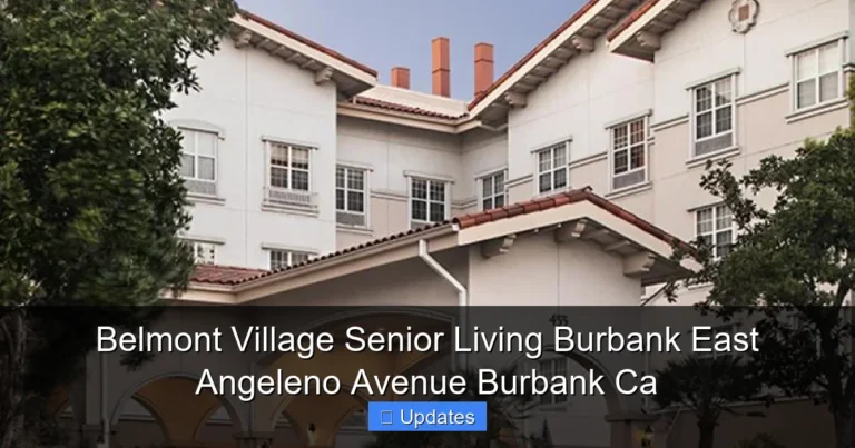 Belmont Village Senior Living Burbank East Angeleno Avenue Burbank Ca