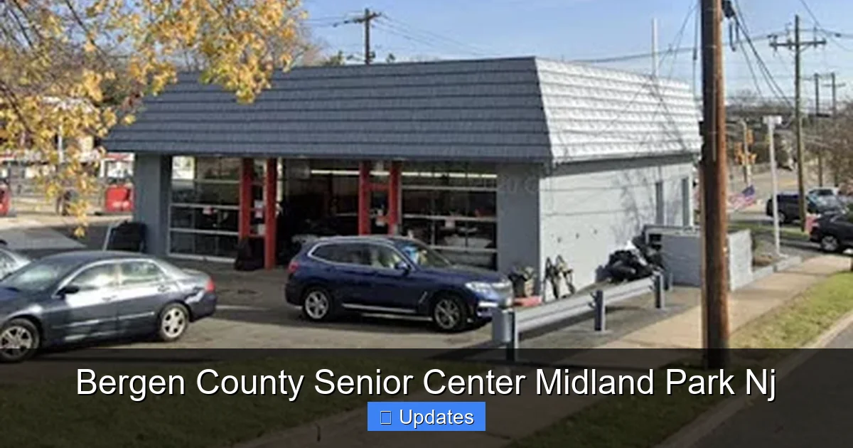 Bergen County Senior Center Midland Park Nj
