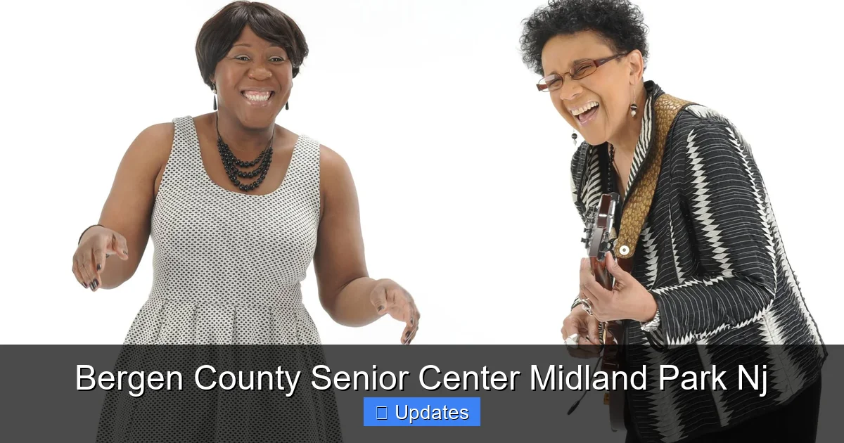 Bergen County Senior Center Midland Park Nj