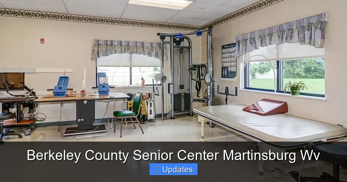 Berkeley County Senior Center Martinsburg Wv