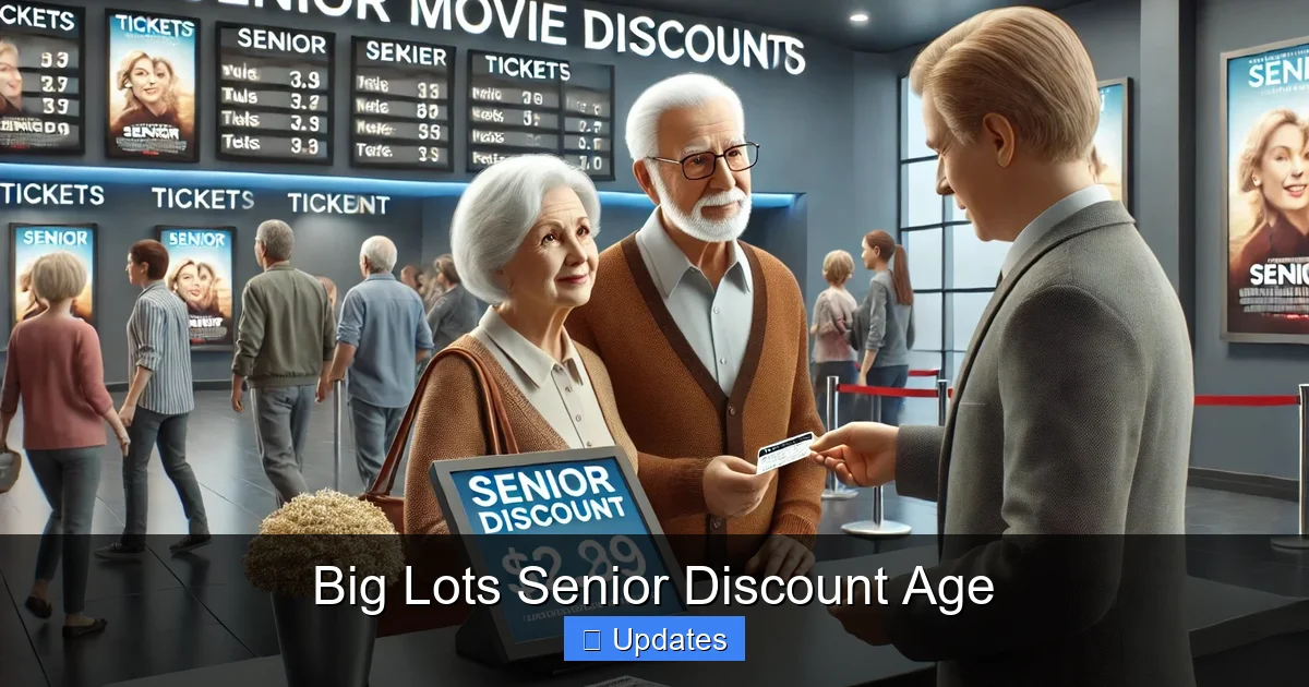 Big Lots Senior Discount Age - SeniorsProTalk