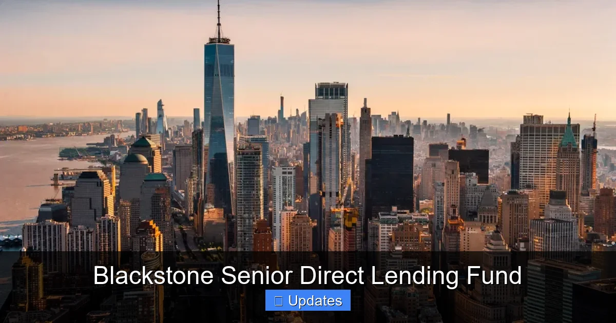 Blackstone Senior Direct Lending Fund