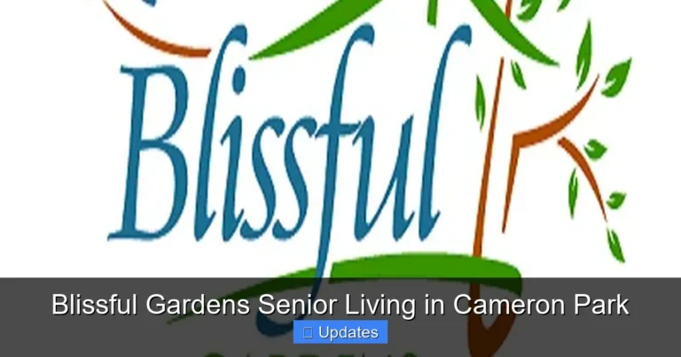 Blissful Gardens Senior Living in Cameron Park