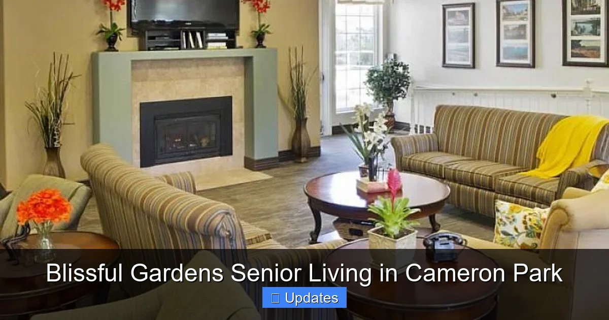 Blissful Gardens Senior Living in Cameron Park