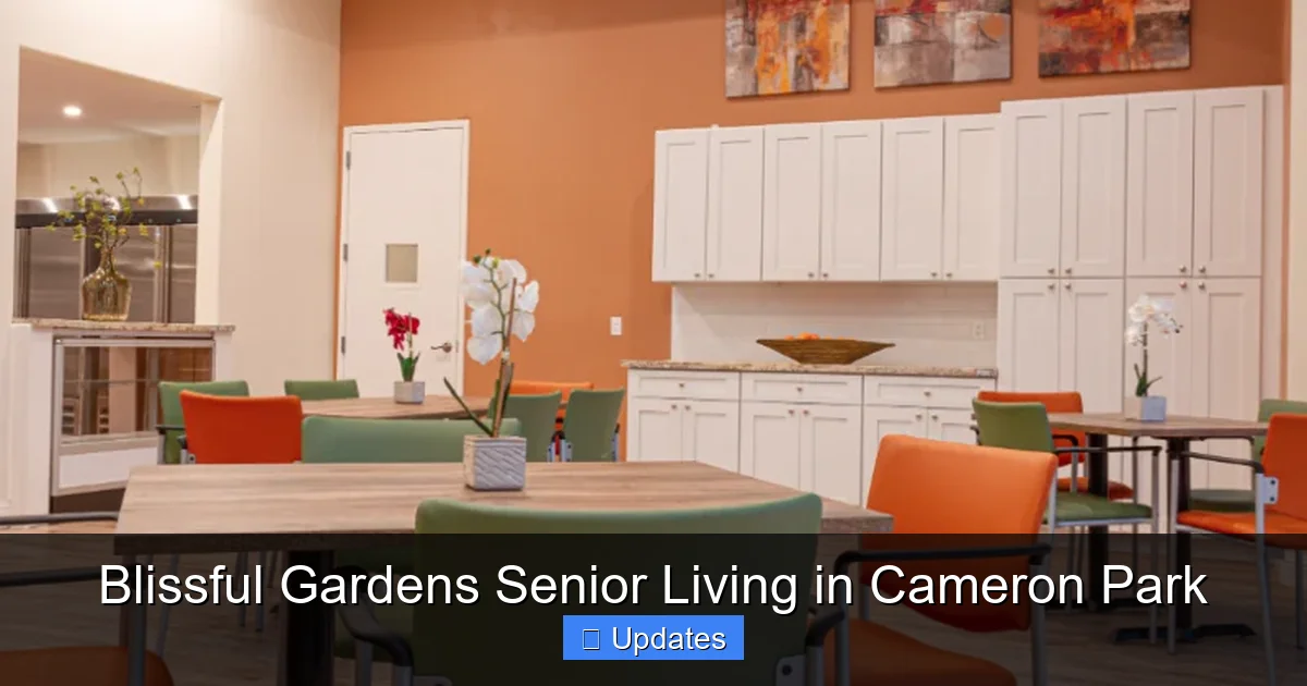 Blissful Gardens Senior Living in Cameron Park