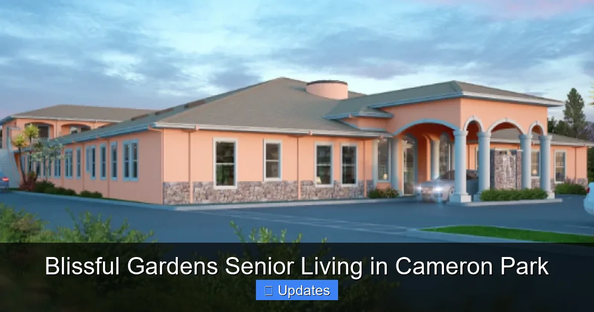Blissful Gardens Senior Living in Cameron Park