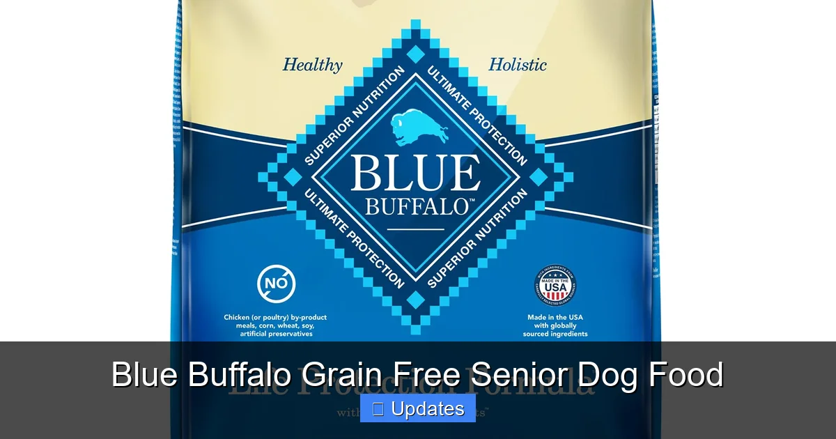 Blue Buffalo Grain Free Senior Dog Food