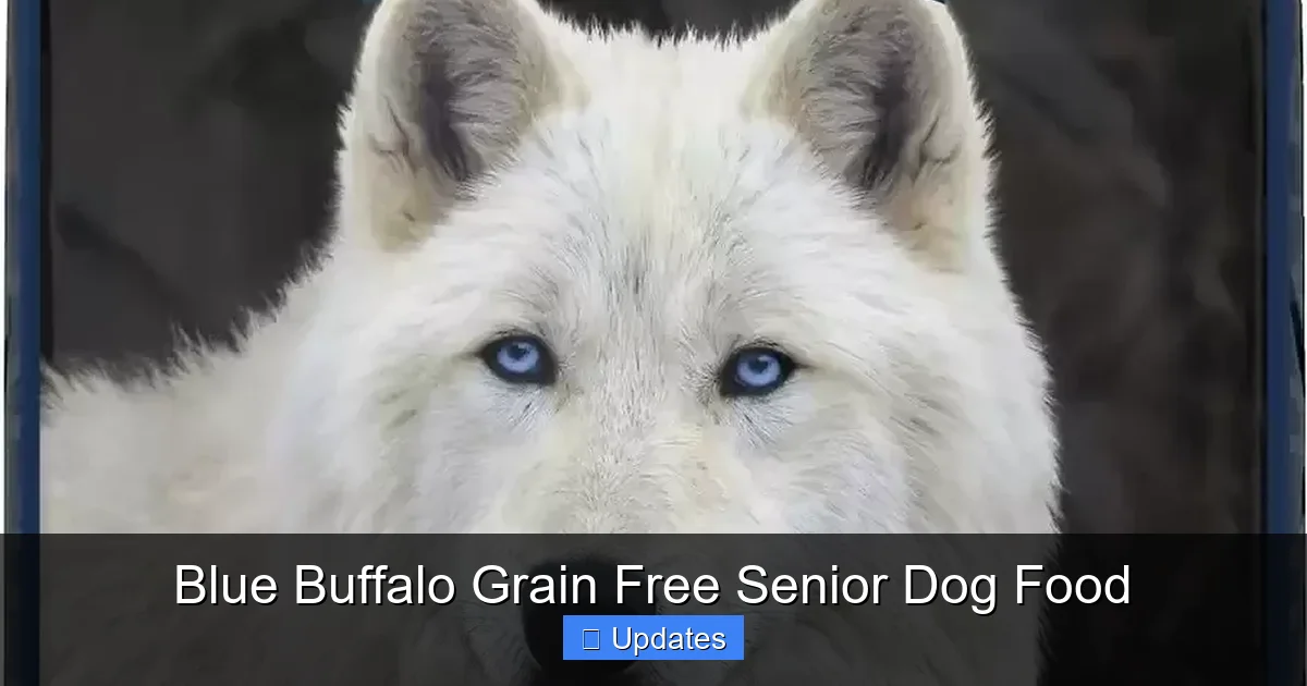 Blue Buffalo Grain Free Senior Dog Food