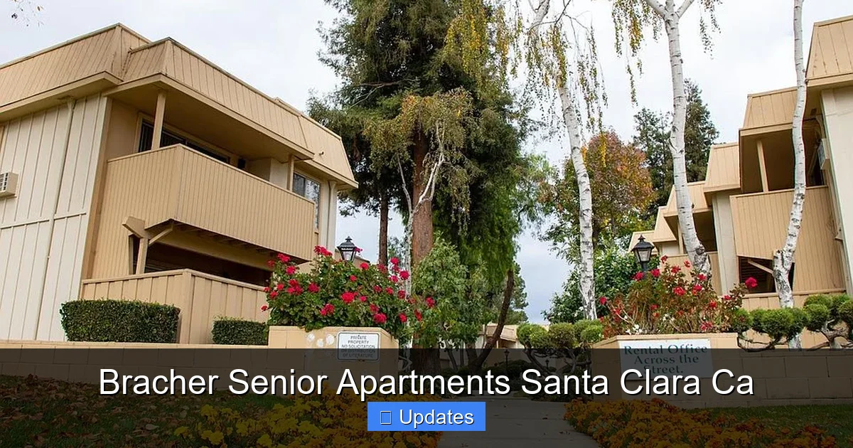 Bracher Senior Apartments Santa Clara Ca