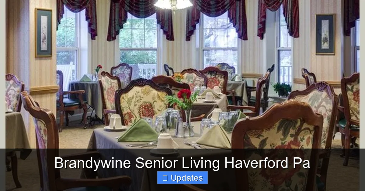 Brandywine Senior Living Haverford Pa