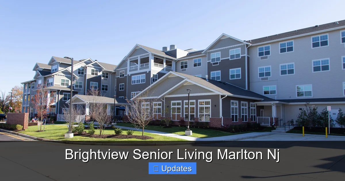Brightview Senior Living Marlton Nj