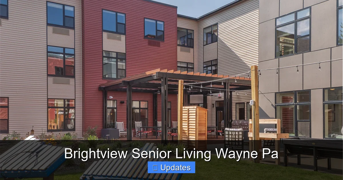 Brightview Senior Living Wayne Pa