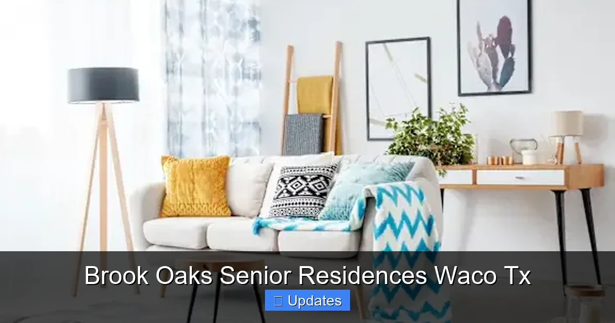 Brook Oaks Senior Residences Waco Tx