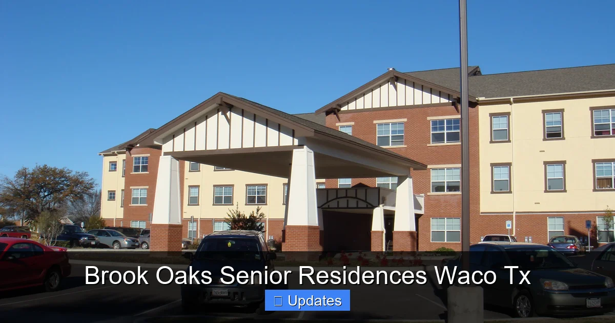 Brook Oaks Senior Residences Waco Tx