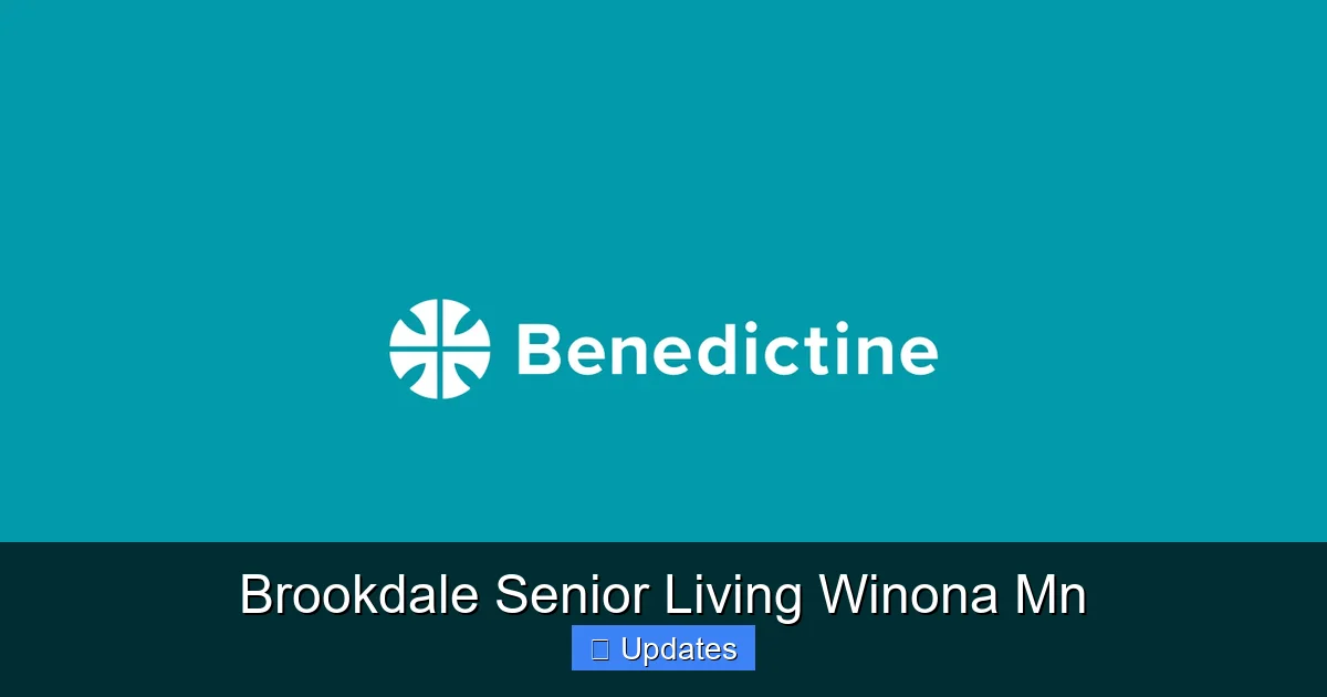 Brookdale Senior Living Winona Mn