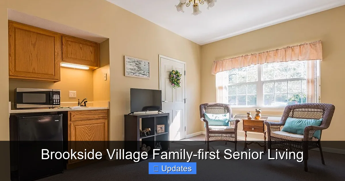 Brookside Village Family-first Senior Living