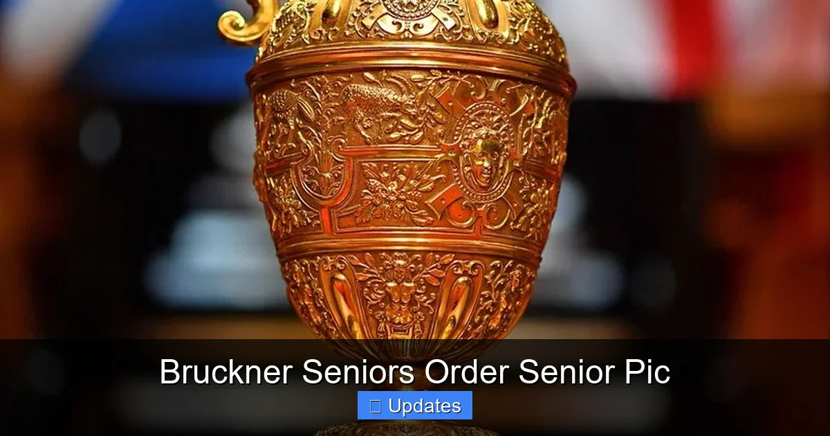 Bruckner Seniors Order Senior Pic