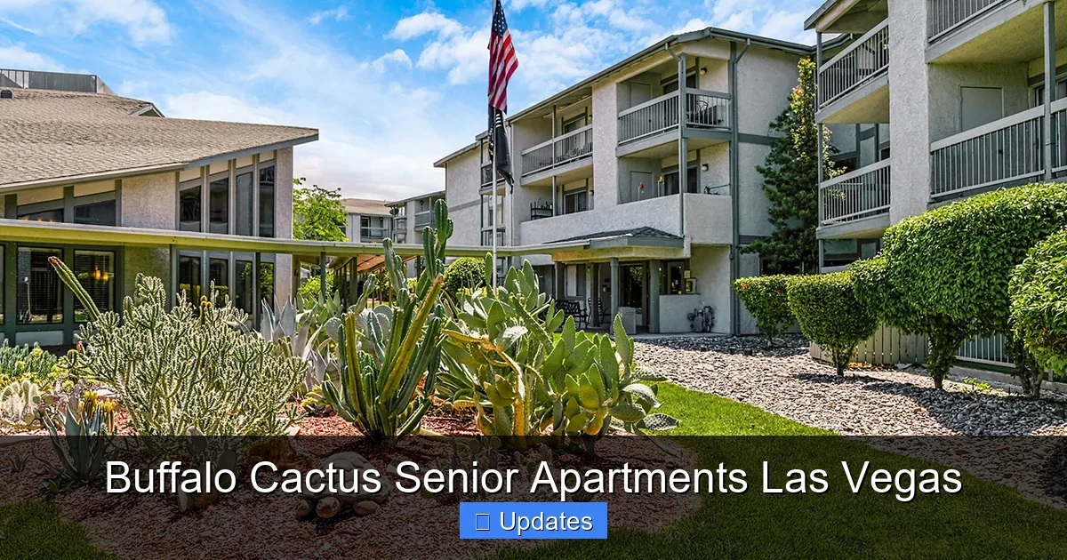 Buffalo Cactus Senior Apartments Las Vegas