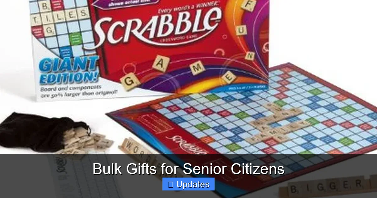Ahuevoo Senor Gift Bulk Gifts for Senior Citizens - SeniorsProTalk
