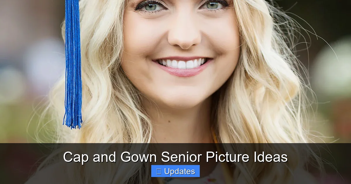 Cap and Gown Senior Picture Ideas