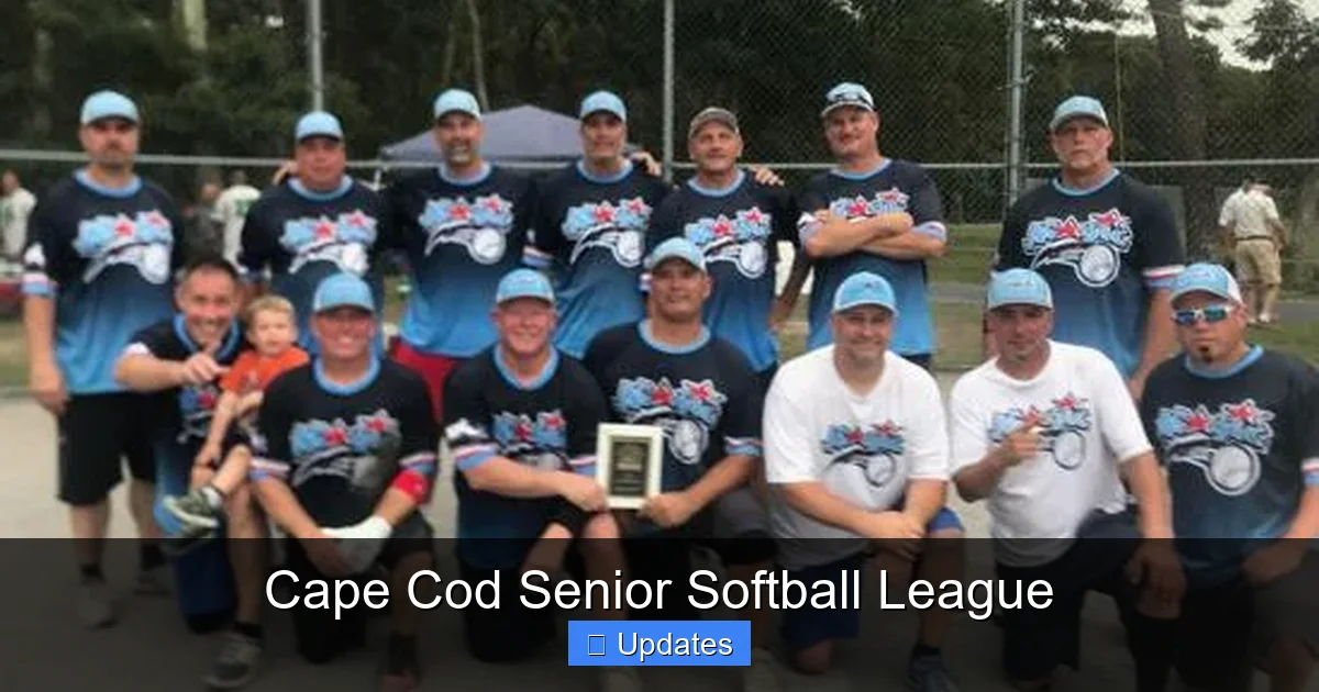 Cape Cod Senior Softball League
