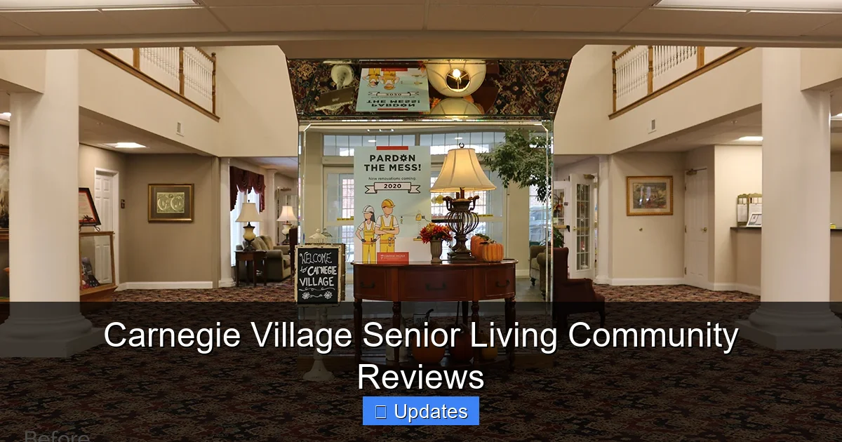 Carnegie Village Senior Living Community Reviews
