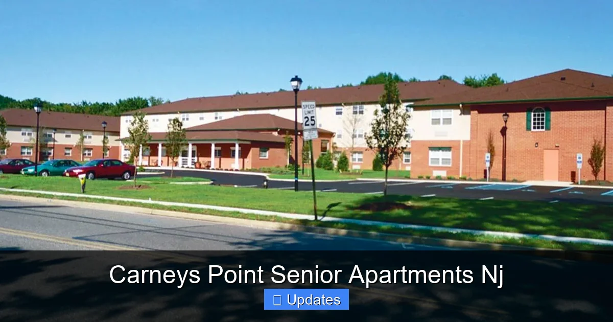 Carneys Point Senior Apartments Nj