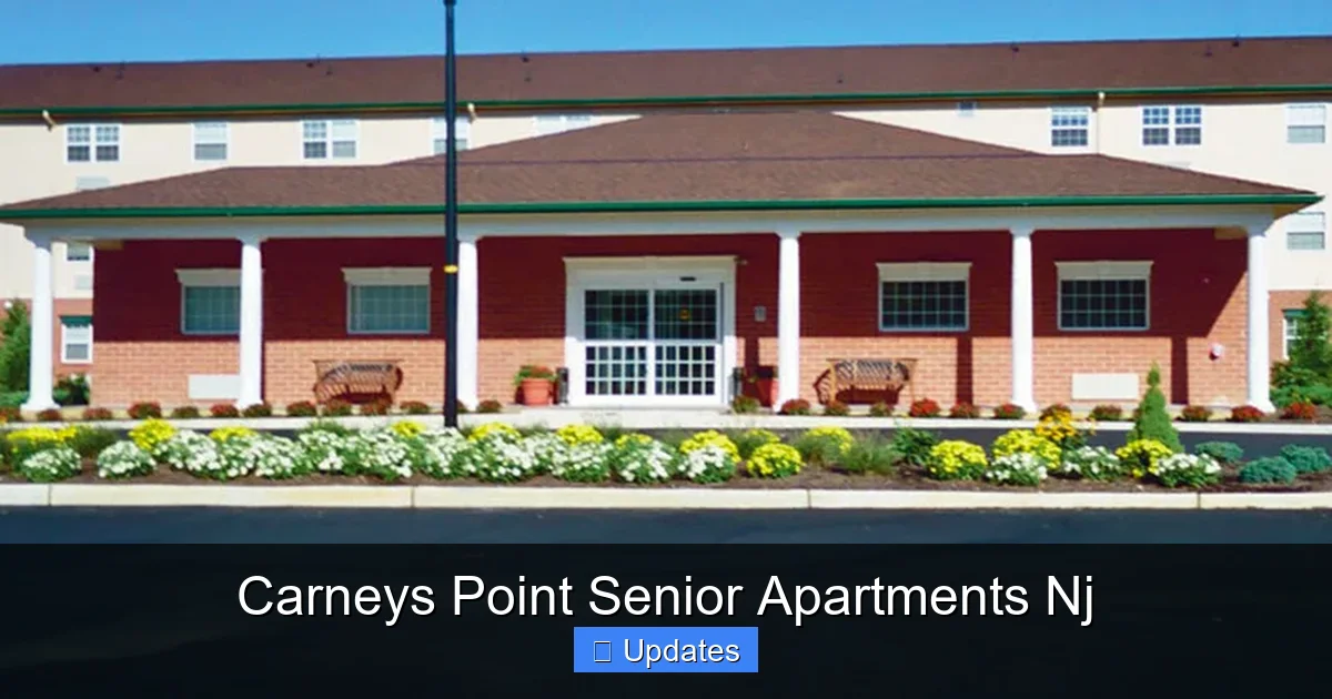 Carneys Point Senior Apartments Nj