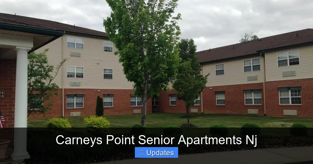 Carneys Point Senior Apartments Nj