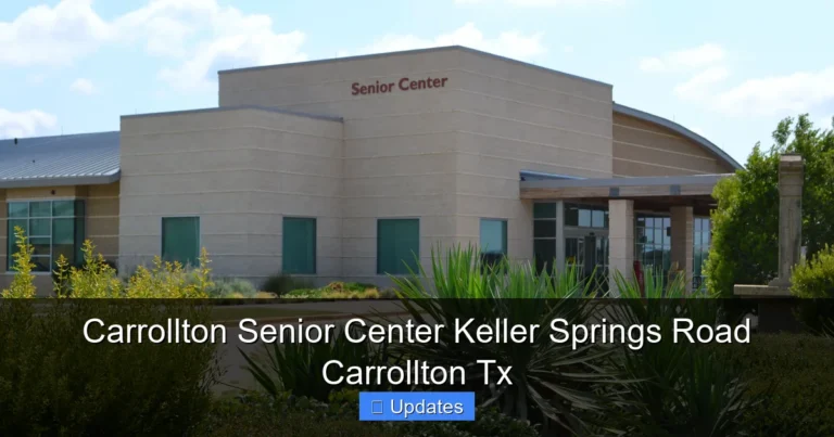 Carrollton Senior Center Keller Springs Road Carrollton Tx