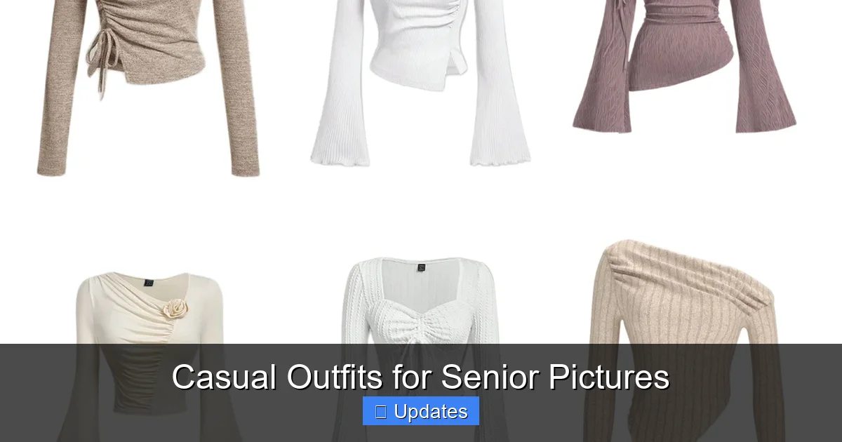 Casual Outfits for Senior Pictures