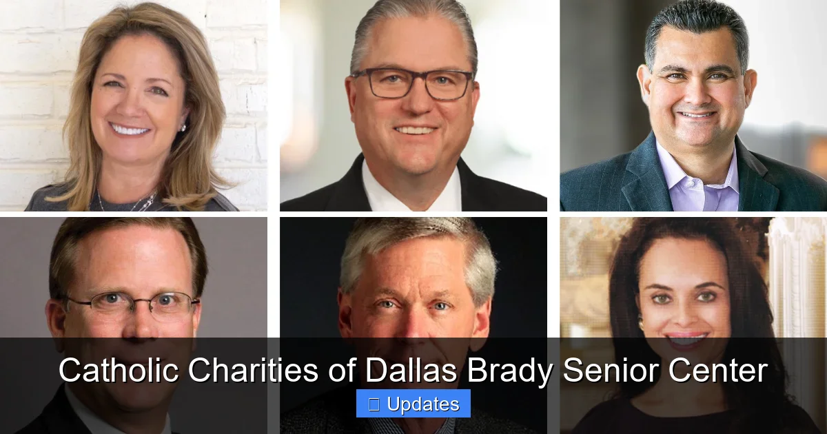 Catholic Charities of Dallas Brady Senior Center