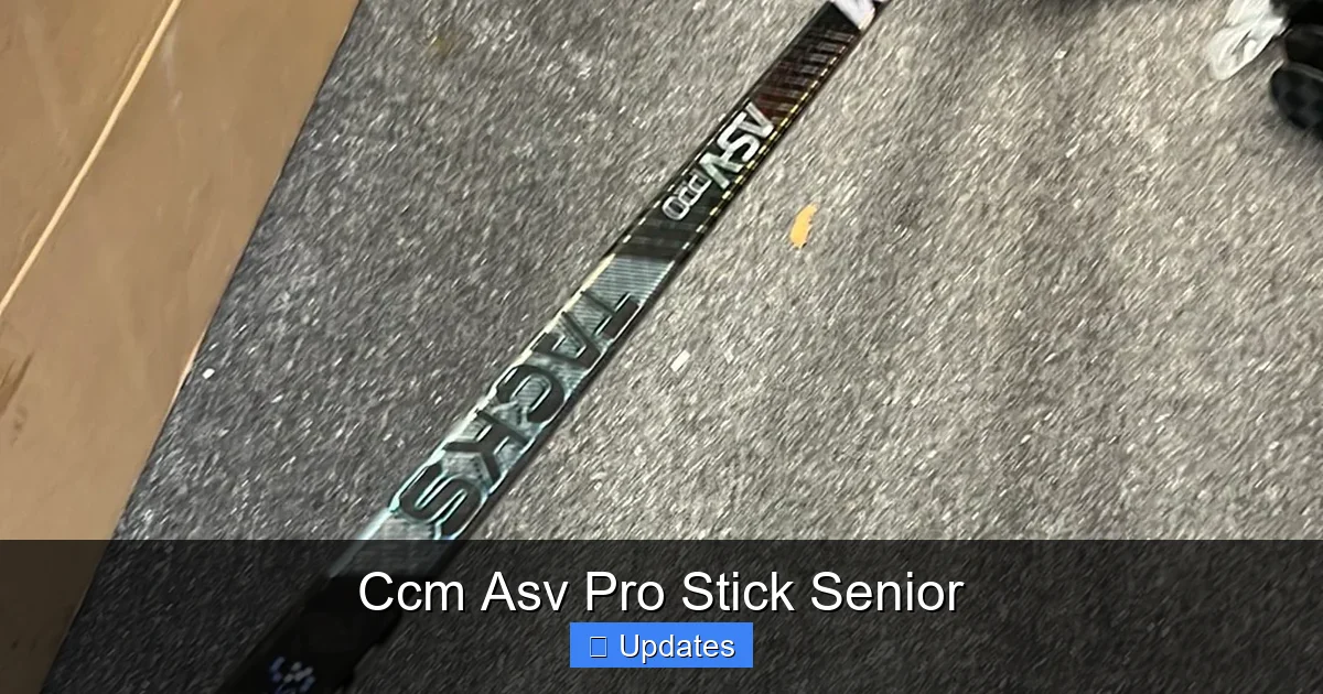 Ccm Asv Pro Stick Senior