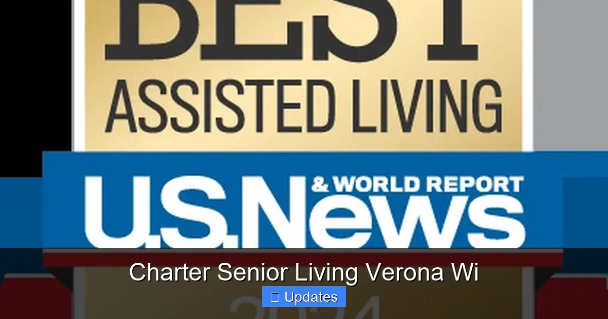 Charter Senior Living Verona Wi
