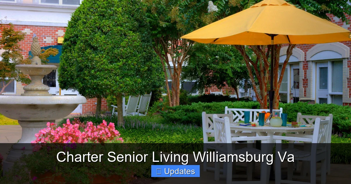 Charter Senior Living Williamsburg Va