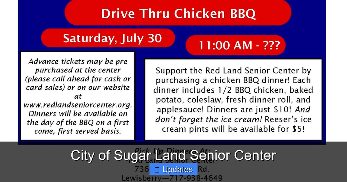 City of Sugar Land Senior Center