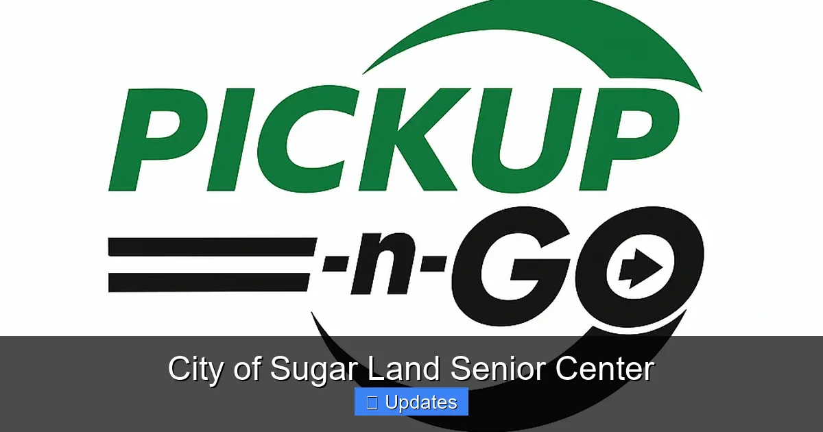 City of Sugar Land Senior Center