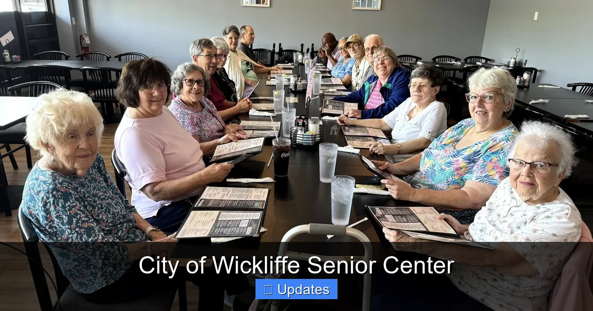 City of Wickliffe Senior Center