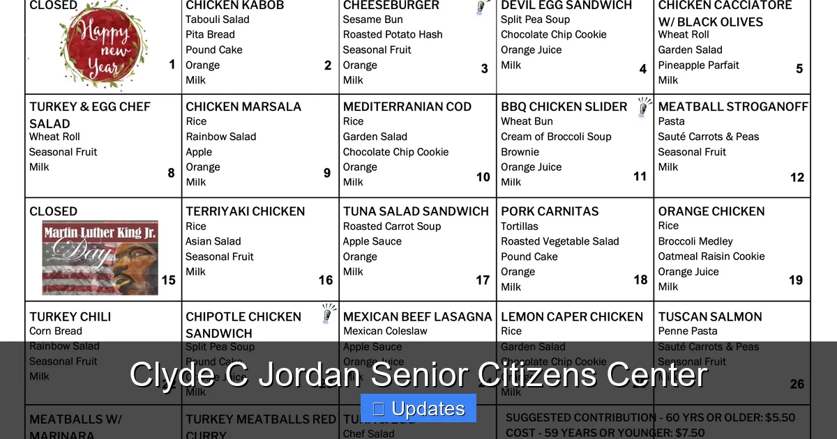 Clyde C Jordan Senior Citizens Center
